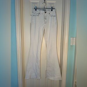 ETICA White Denim Bootcut Jeans